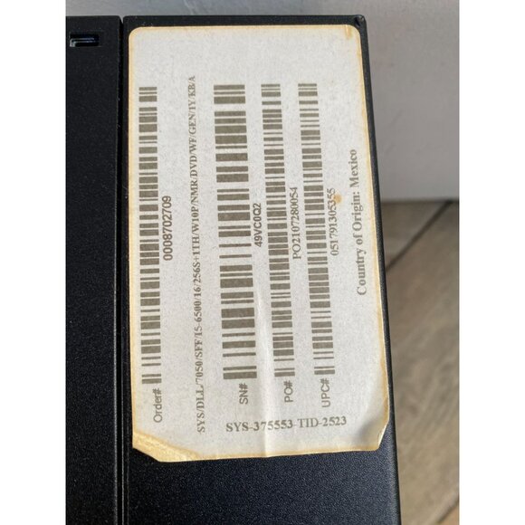 Dell Optiplex 7050 SFF PC i5-6500 @ 3.20GHz 16GB DDR4 RAM 256GB SSD Win 10 Pro - Picture 8 of 15